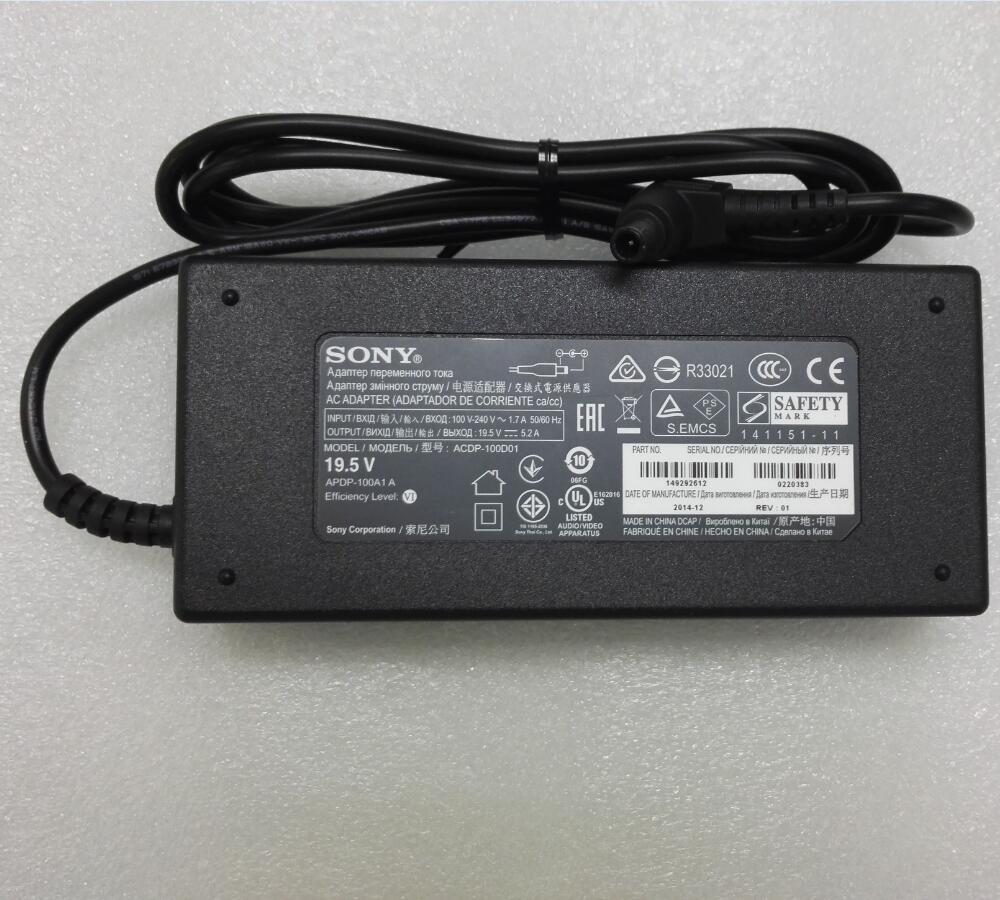 100W 5.2A Sony ACDP-100D01 ACDP-100E01 ACDP-100N01 AC Adapter Charger