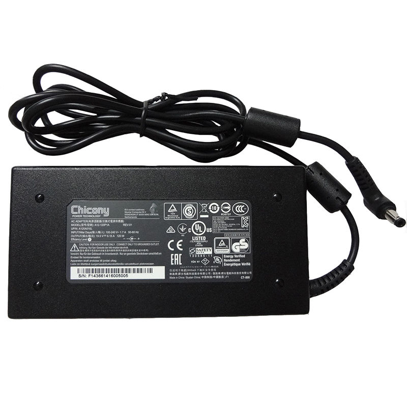 120W MSI GX720-033US AC Power Adapter Charger Cord