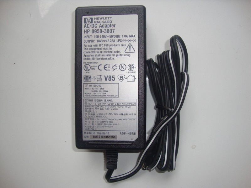 18V 2.23A HP PSC 750xi Printer AC Power Adapter Charger Cord