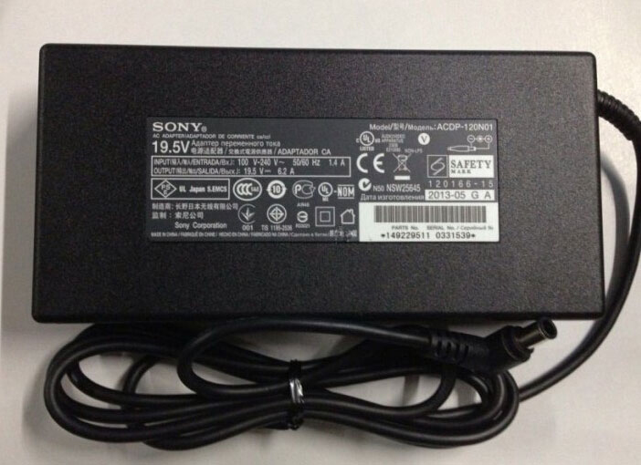 120W Sony SVS1513V9EB.G4 SVS1513Z9EB AC Power Adapter Charger